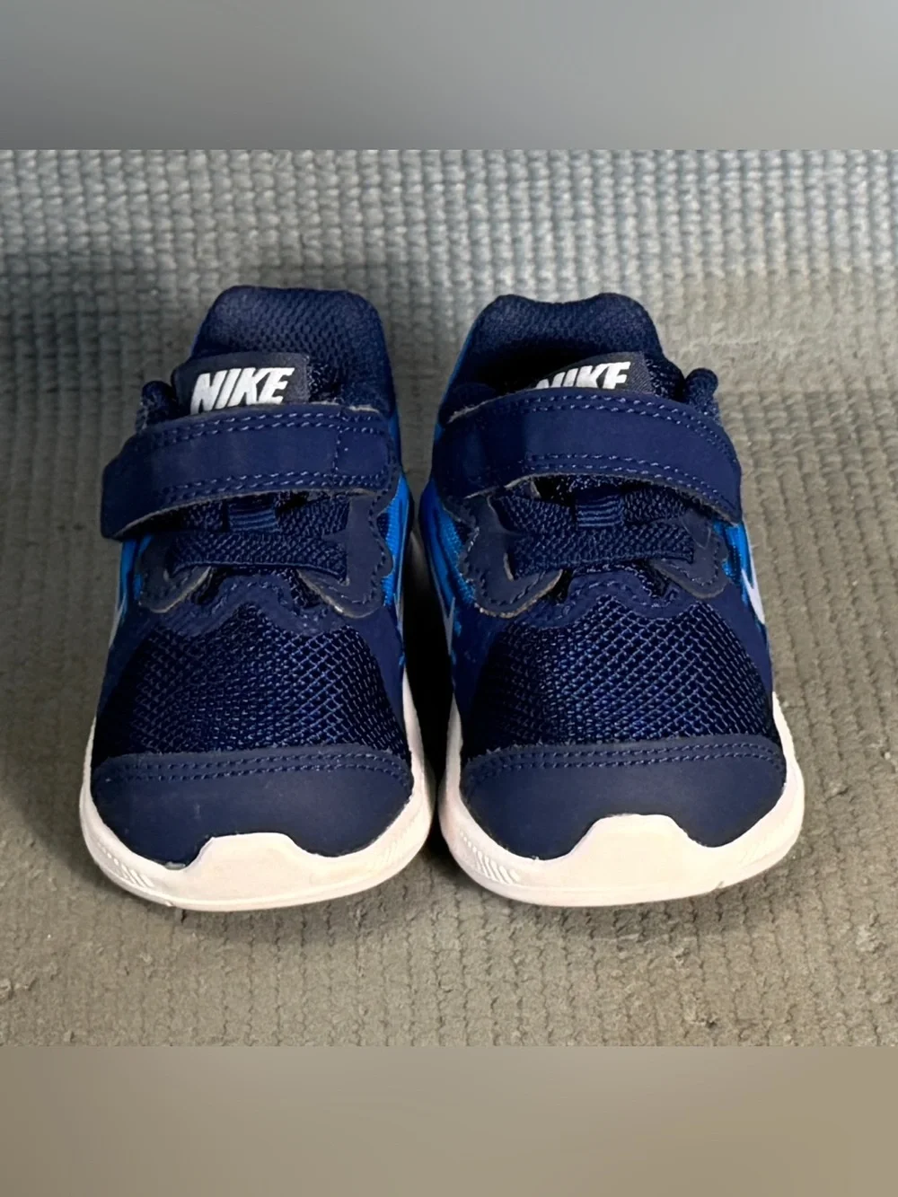 NIke Downshifter 8 Blue Athletic Sneakers Toddler Size 3C